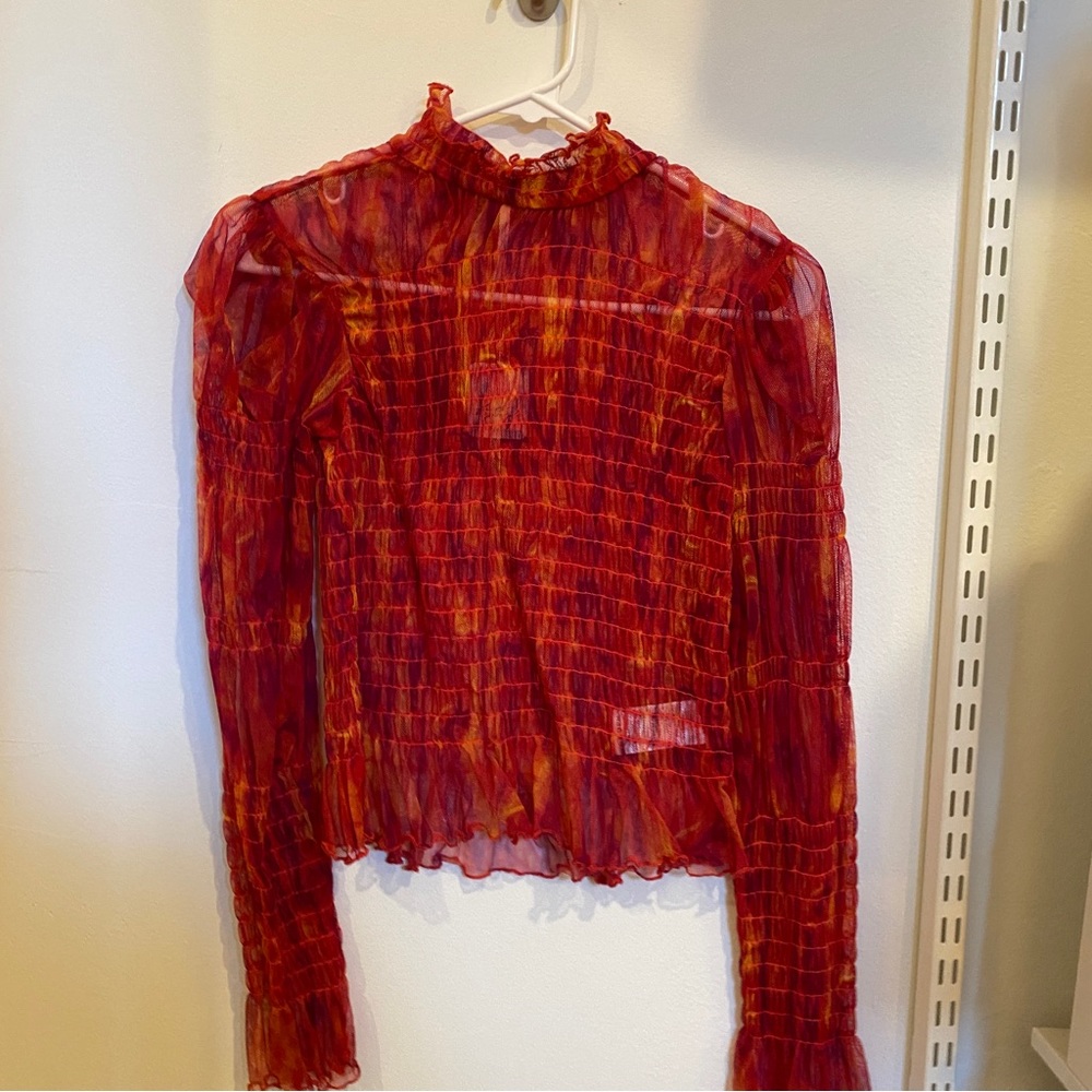 Free People Sheer Top